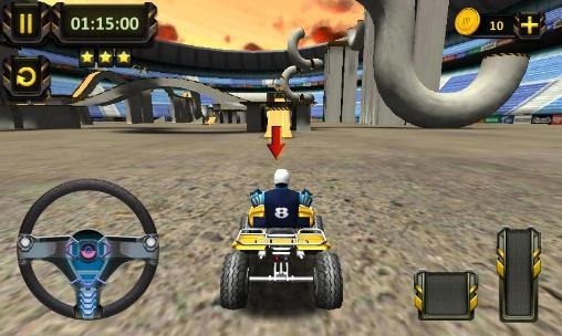ATV Racing: 3D Arena Stunts Android Game Image 1