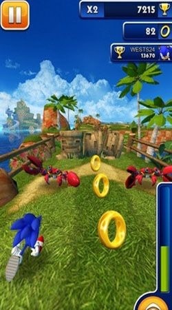 Sonic Dash Android Game Image 2