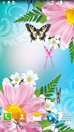 Butterflies Android Wallpaper Image 1