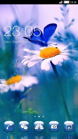 flower And Butterfly CLauncher Android Theme Image 1