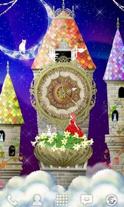 Magical Clock Tower Android Wallpaper Image 1