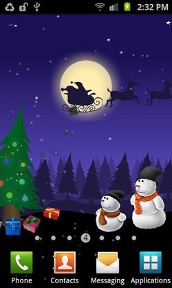 Christmas: Moving World Android Wallpaper Image 1