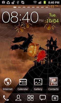 Halloween: Spiders Android Wallpaper Image 1