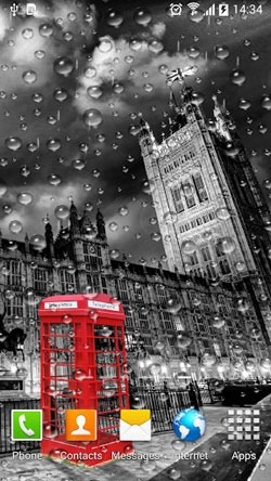 Rainy London Android Wallpaper Image 1