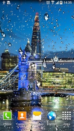 Rainy London Android Wallpaper Image 2