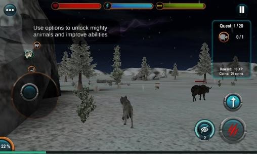 Angry Wolf Simulator 3D Android Game Image 1