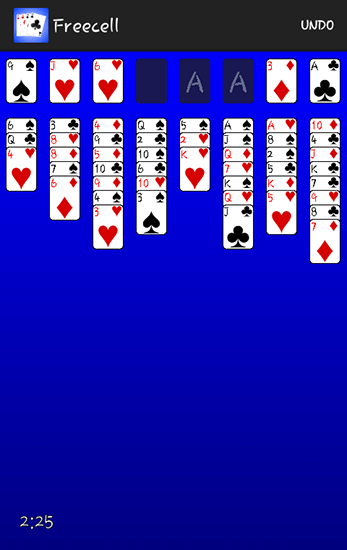 Freecell Solitaire Android Game Image 2
