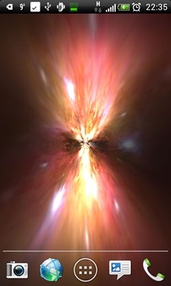 Black Hole Android Wallpaper Image 1