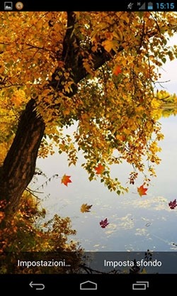 Autumn River HD Android Wallpaper Image 1