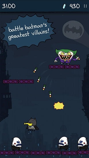 Doodle Jump: DC Super Heroes Android Game Image 2