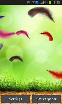Feather Android Wallpaper Image 2