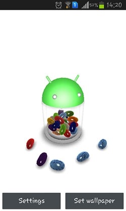 Jelly Bean 3D Android Wallpaper Image 2
