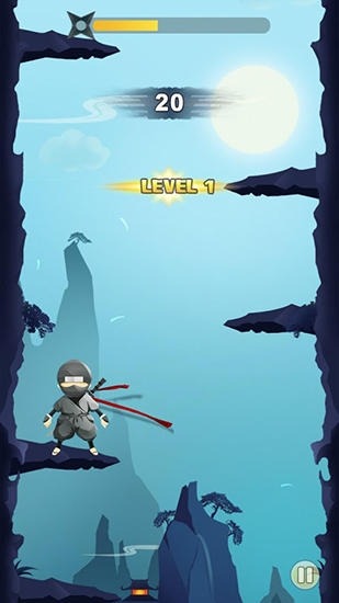 Ninja: Cliff Jump Android Game Image 1