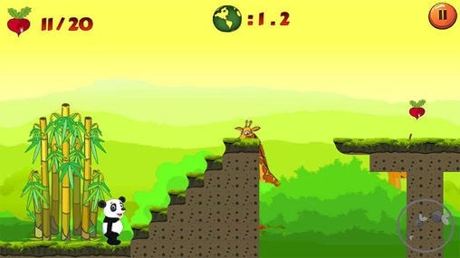 Jungle Panda Run Android Game Image 1