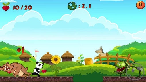 Jungle Panda Run Android Game Image 2