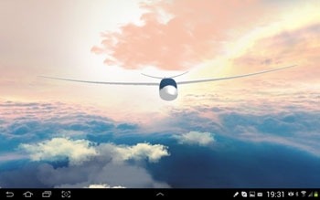 Flight In The Sky 3D Android Wallpaper Image 1