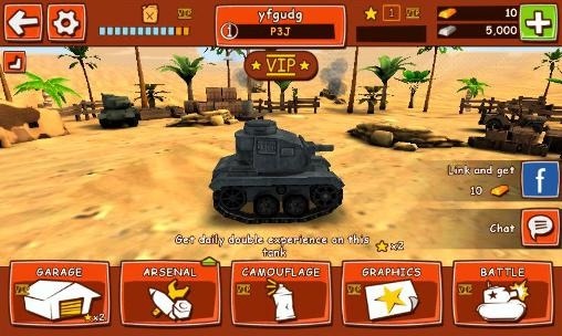 War Toon: Tanks Android Game Image 1