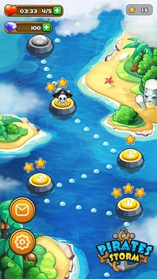 Pirates Storm: Naval Battles Android Game Image 1