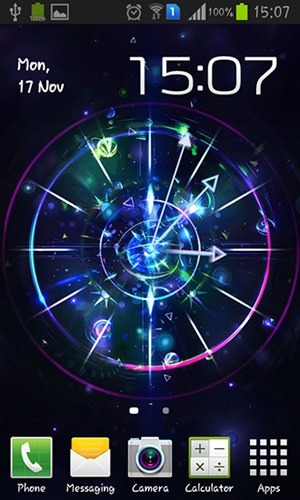 Cool Clock Android Wallpaper Image 1