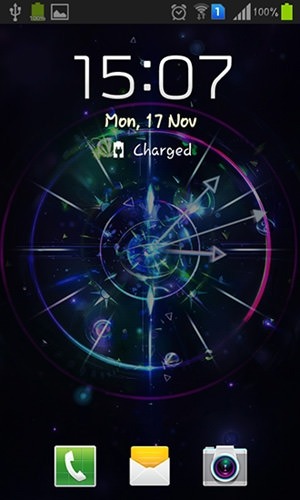 Cool Clock Android Wallpaper Image 2