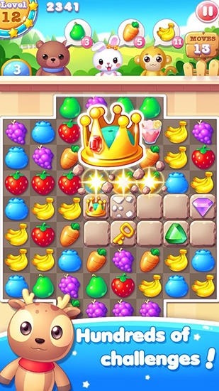 Fruit Bunny Mania Android Game Image 1