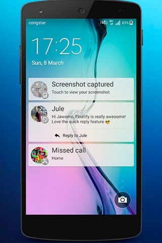 Floatify - Smart Notifications Android Application Image 1
