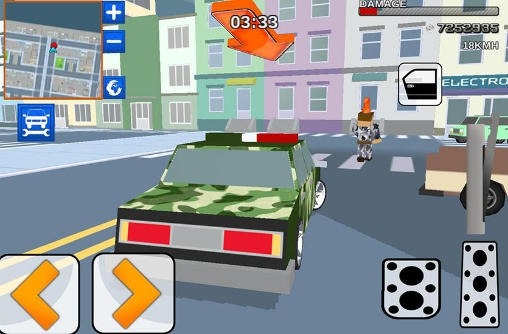 Blocky Army: City Rush Racer Android Game Image 1