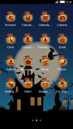 Halloween Night CLauncher Android Theme Image 2
