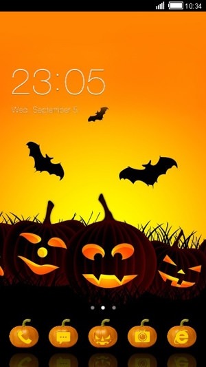 Happy Halloween CLauncher Android Theme Image 1