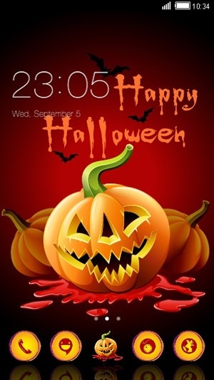 Happy Halloween CLauncher Android Theme Image 1