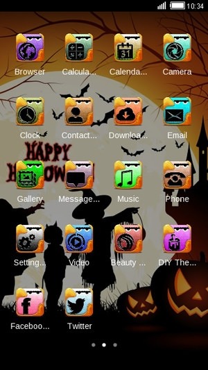 Happy Halloween CLauncher Android Theme Image 2
