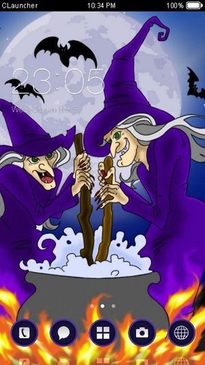 Witches Brew CLauncher Android Theme Image 1