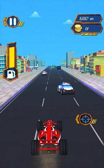 Moto Cop Dash Android Game Image 1