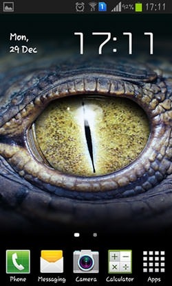 Crocodile Eyes Android Wallpaper Image 1