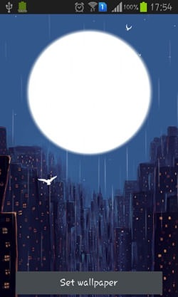 Rainy Night Android Wallpaper Image 2