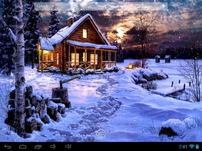 Winter Holiday Android Wallpaper Image 1