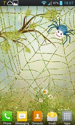Halloween: Spider Android Wallpaper Image 1