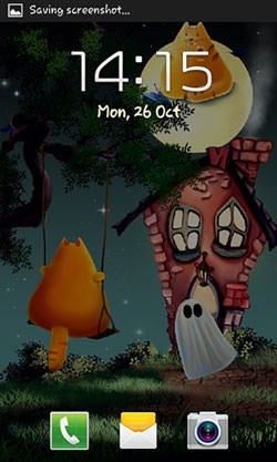 Cat Halloween Android Wallpaper Image 2