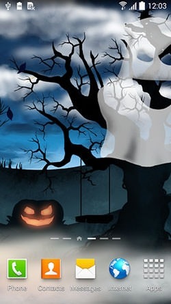 Halloween Night Android Wallpaper Image 1