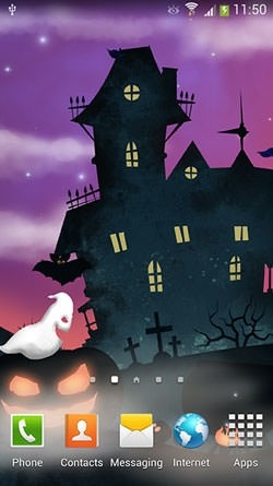 Halloween Night Android Wallpaper Image 2
