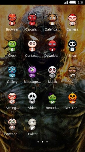 Halloween CLauncher Android Theme Image 2