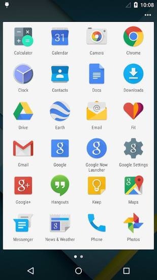 Apex Launcher Android Application Image 2