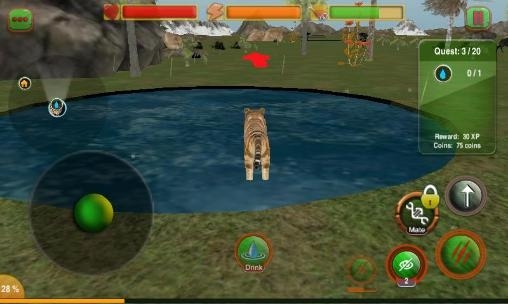 Adventures Of Wild Tiger Android Game Image 2