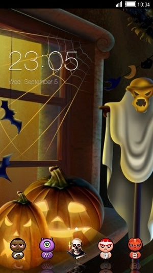 Eroy Halloween CLauncher Android Theme Image 1