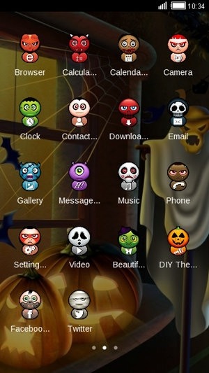 Eroy Halloween CLauncher Android Theme Image 2