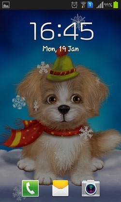 Cute Puppy Android Wallpaper Image 2