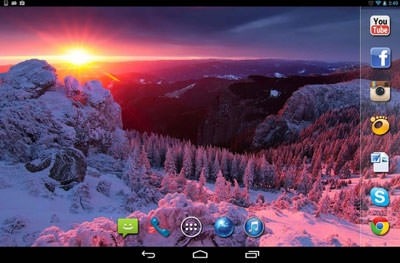 Nice Winter Android Wallpaper Image 1