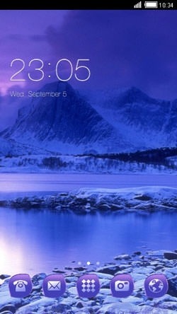 Cold Lake CLauncher Android Theme Image 1