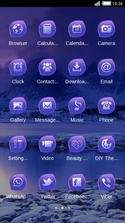 Cold Lake CLauncher Android Theme Image 2