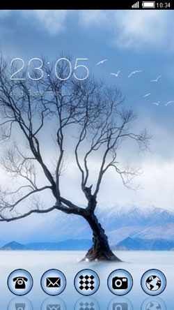 Lonely Tree CLauncher Android Theme Image 1